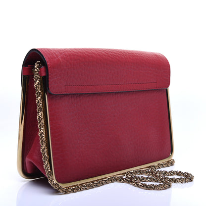Chloe Grained Calfskin Small Sally Flap Bag Red 3 of 15