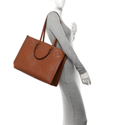Louis Vuitton Empreinte Monogram Giant Onthego GM Cognac 2 of 9