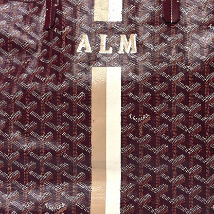 Goyard Goyardine Saint Louis PM Burgundy 9 of 12