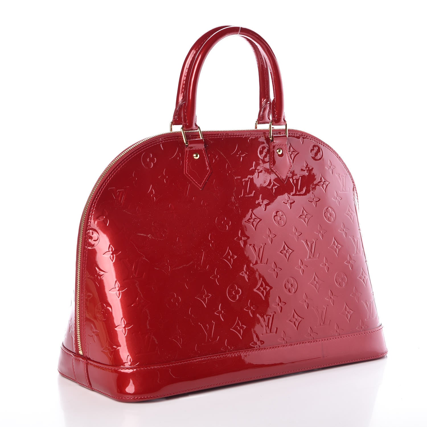 Louis Vuitton Vernis Alma GM Pomme D'Amour 3 of 12