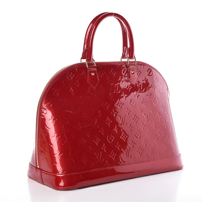 Louis Vuitton Vernis Alma GM Pomme D'Amour 3 of 12