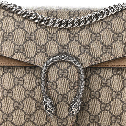 Gucci GG Supreme Monogram Small Dionysus Shoulder Bag Taupe 8 of 10