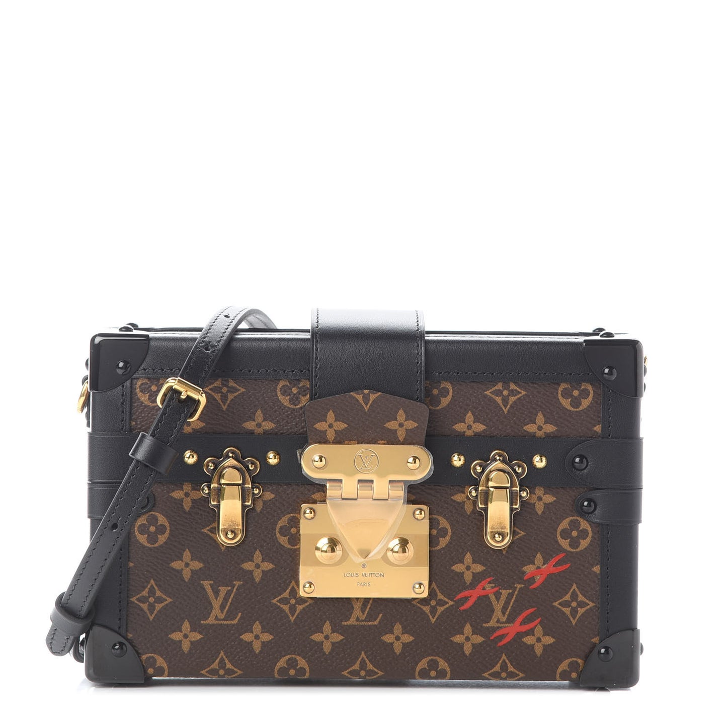 Monogram Petite Malle Black