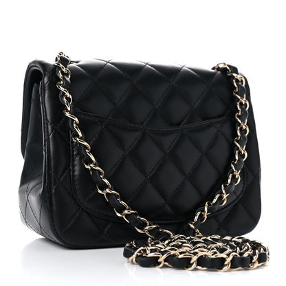 Chanel Lambskin Quilted Mini Square Flap Black 2 of 17