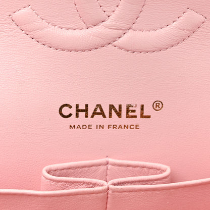 Chanel Caviar Quilted Medium Double Flap Light Pink 6 of 10