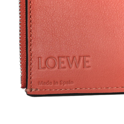 Loewe Grained Calfskin Compact Zip Wallet Light Oat 6 of 9
