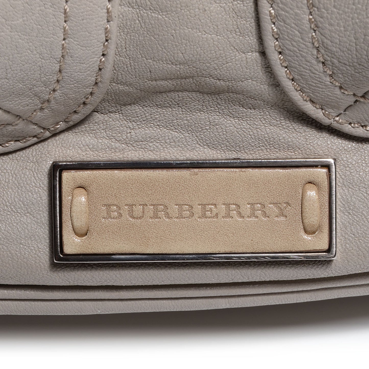 Leather Crompton Tote Grey