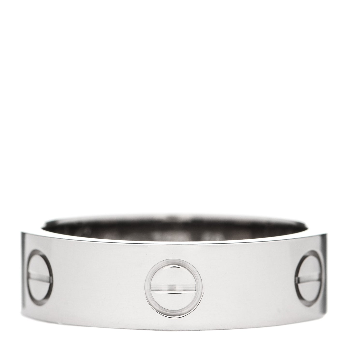 18K White Gold 6mm LOVE Ring 59 8.75