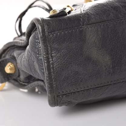 Balenciaga Agneau Giant 12 Gold Hardware Mini City Gris Fossile 8 of 9