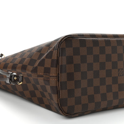 Louis Vuitton Damier Ebene Neo Neverfull MM Rose Ballerine 12 of 12