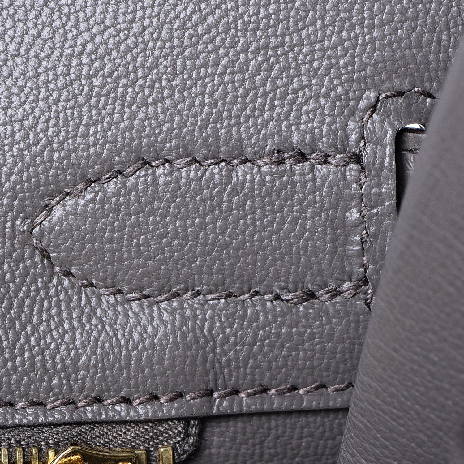 Hermes Taurillon Clemence Birkin 30 Etain 23 of 37