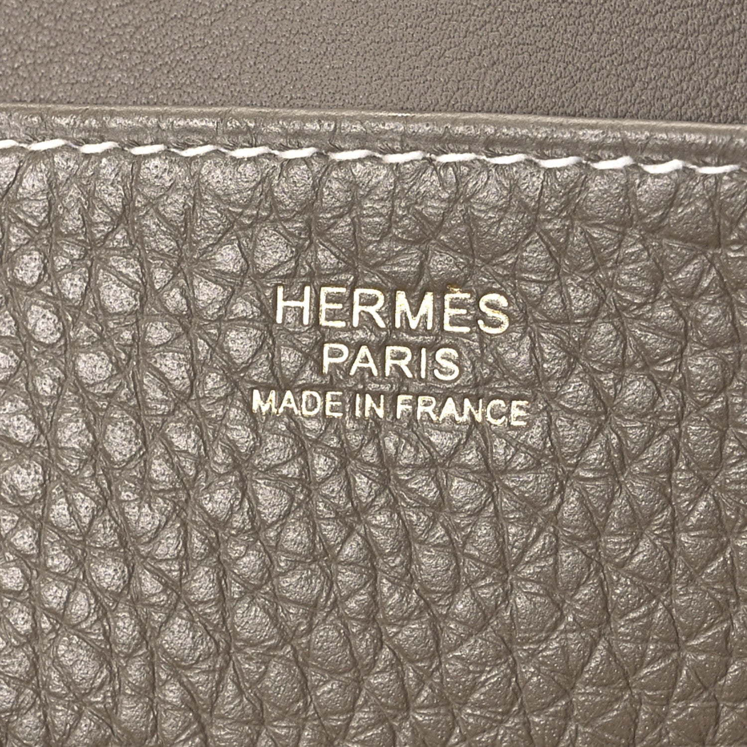 Hermes Taurillon Clemence Halzan 25 Etoupe 6 of 11
