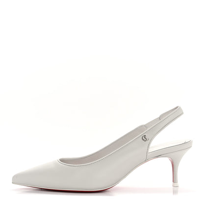 Christian Louboutin Nappa Sporty Kate Slingback 55 Pumps 36 White 1 of 9