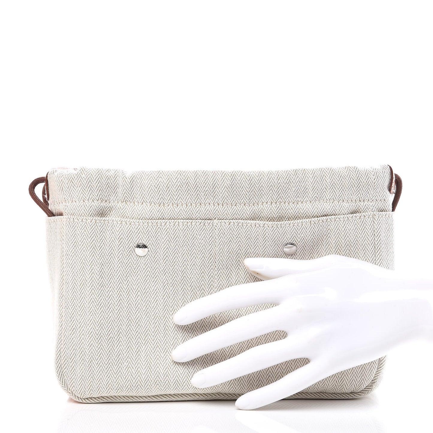 Canvas Barenia Fourbi 20 PM Pouch Naturel Fauve