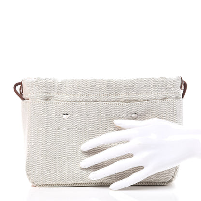 Hermes Canvas Barenia Fourbi 20 PM Pouch Naturel Fauve 2 of 10