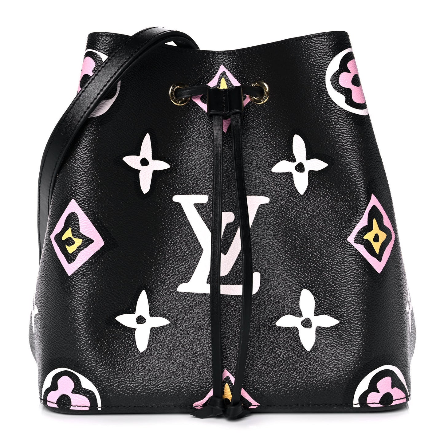 Monogram Giant Wild At Heart Neonoe MM Black