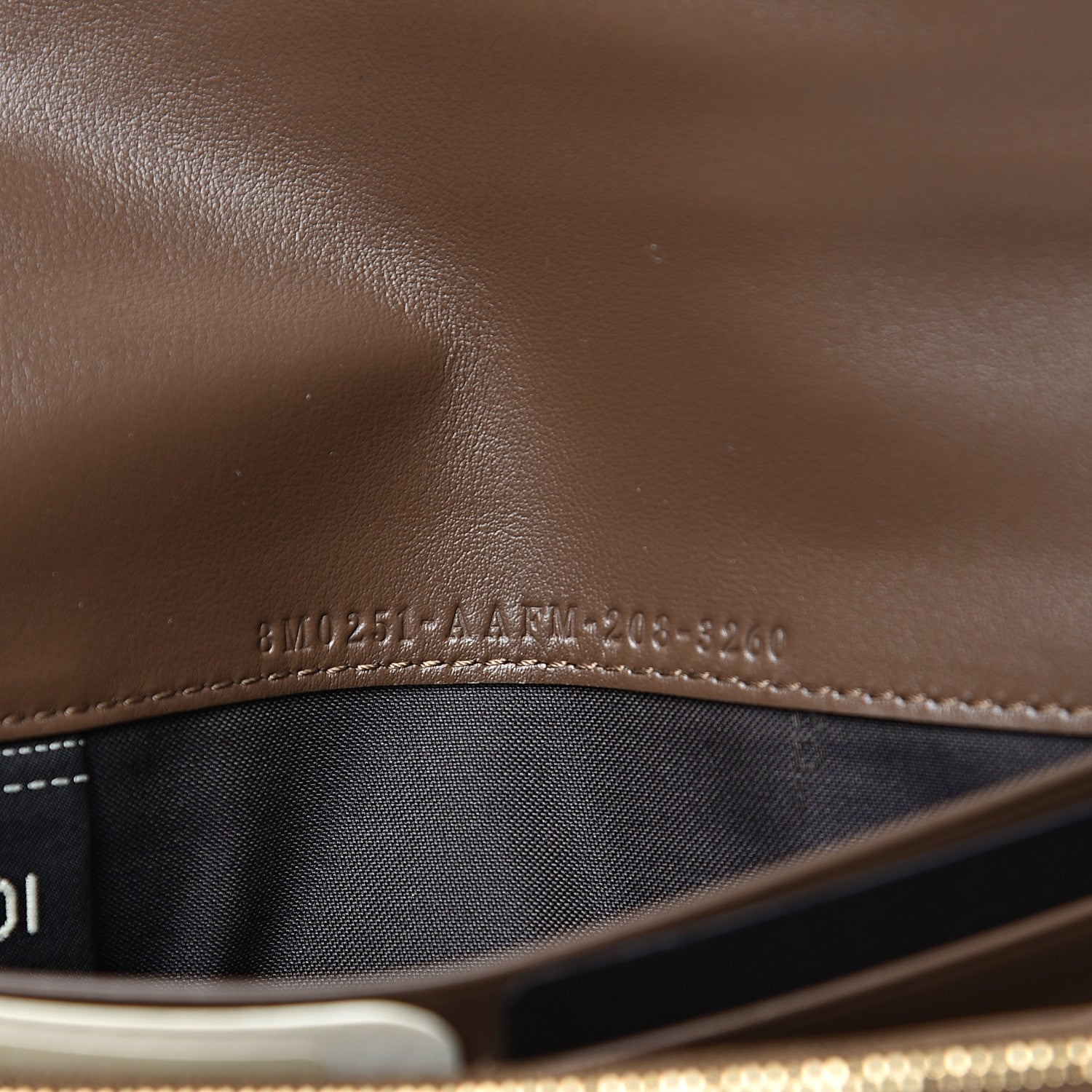 Fendi Vitello Soft F is Fendi Bi-Color FF 1974 Embossed Continental Envelope Wallet Maya Black 5 of 7