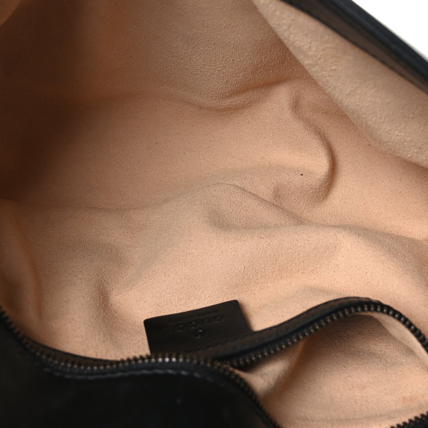 Gucci Calfskin Matelasse Small GG Marmont Shoulder Bag Black 5 of 9
