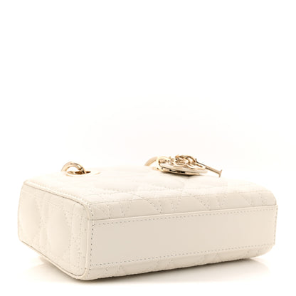 Christian Dior Lambskin Cannage Micro Lady D-Joy Latte 4 of 11
