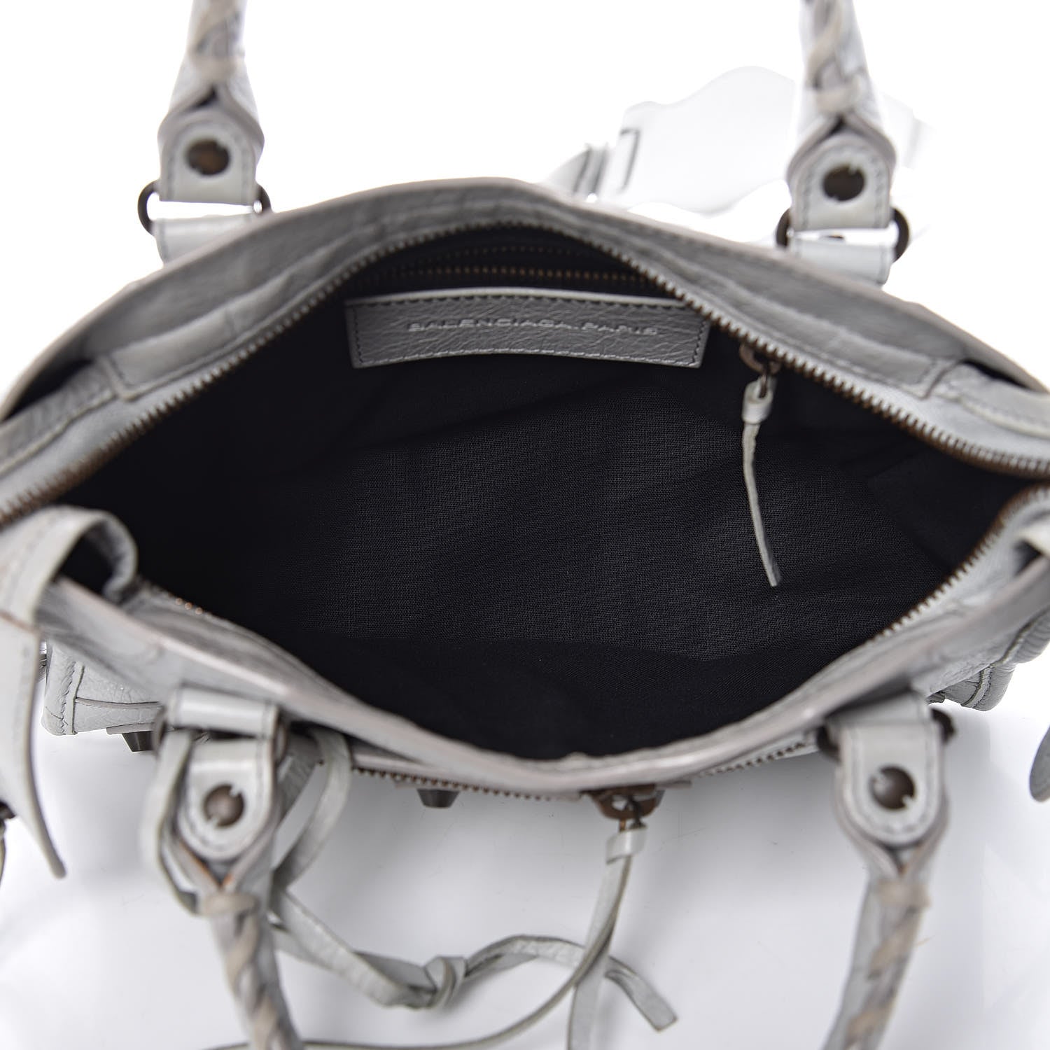 Balenciaga Agneau Classic Hardware Mini City Gris Glace 5 of 17