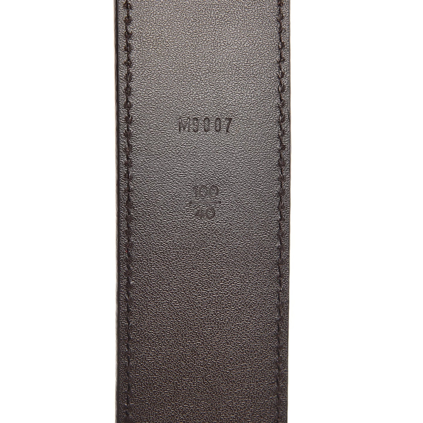 Damier Ebene 40mm LV Initiales Belt 100 40