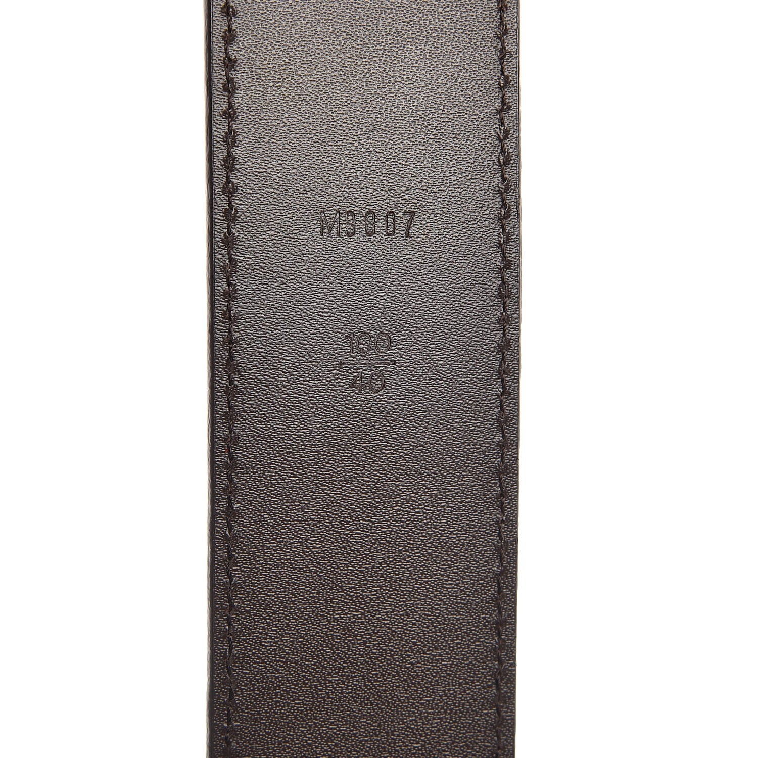 Louis Vuitton Damier Ebene 40mm LV Initiales Belt 100 40 4 of 8