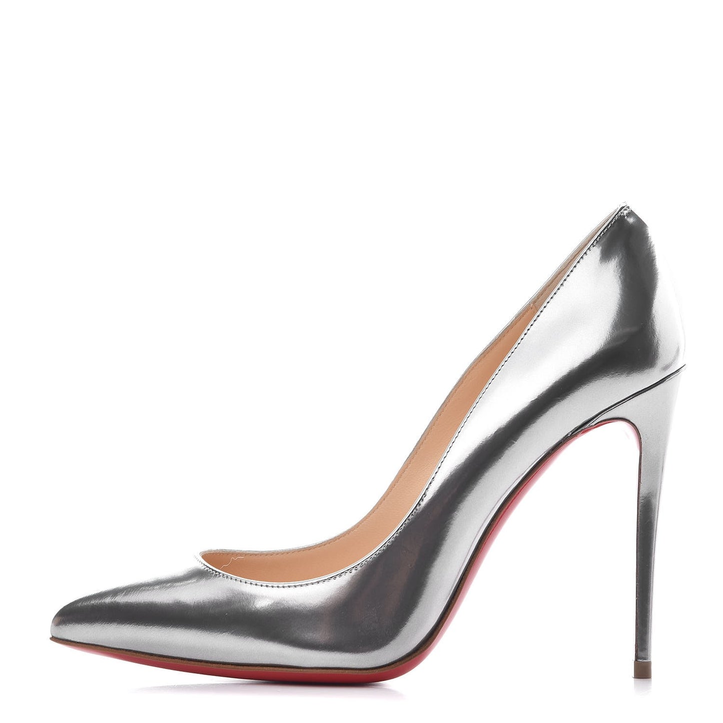 Pigalle Follies 100 Pumps 36.5 Antispecchio Silver