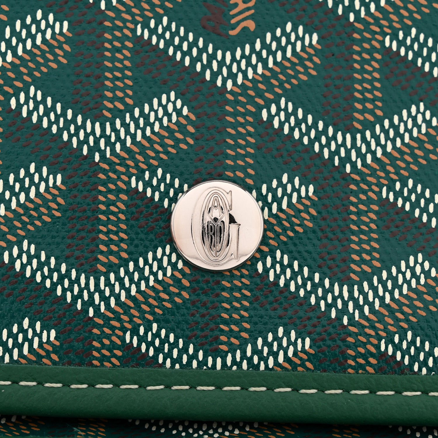 Goyard Goyardine Plumet Wallet Clutch Green 12 of 12