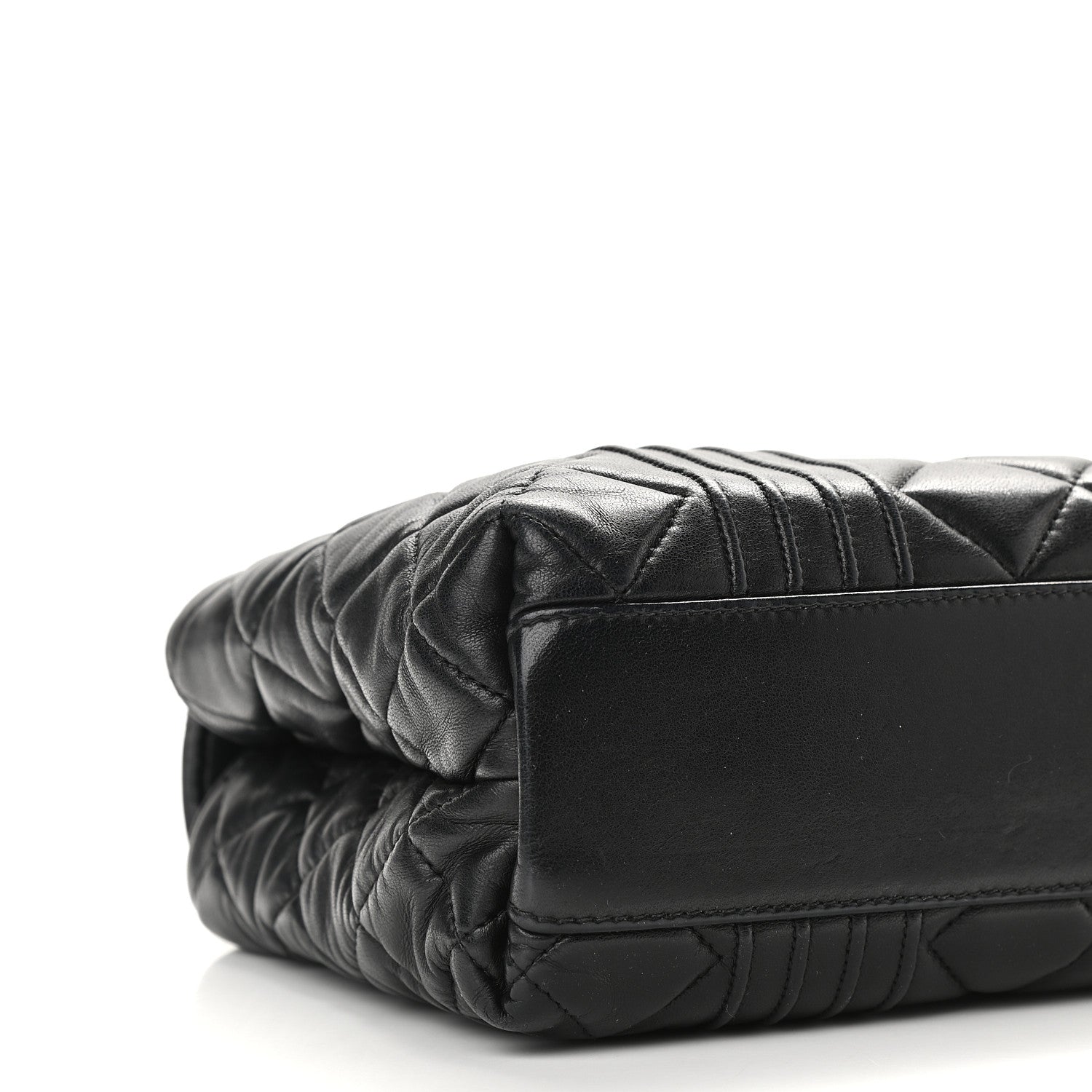 Chanel Lambskin Quilted Camera Case Black 8 of 9