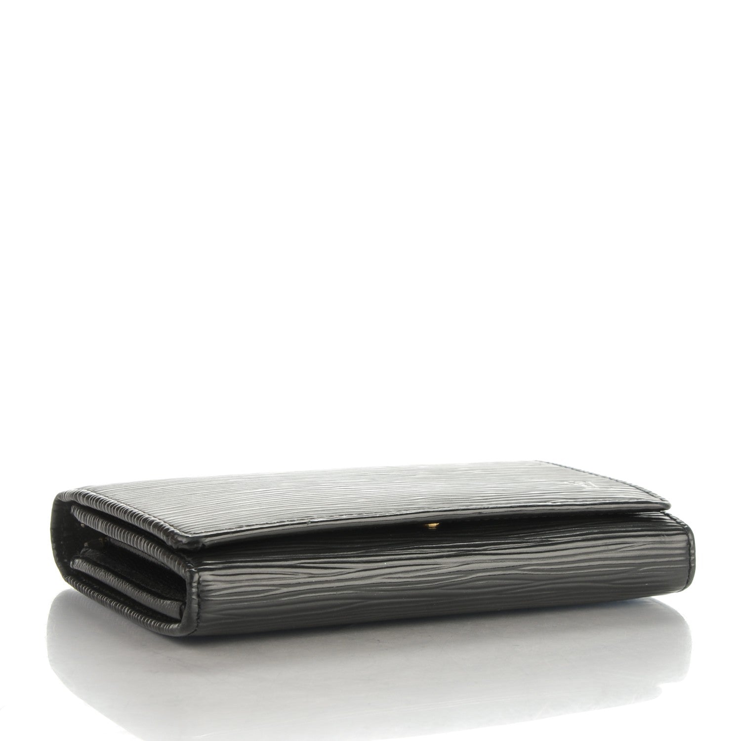 Louis Vuitton Epi Porte-Monnaie Billets Tresor Wallet Black 4 of 8