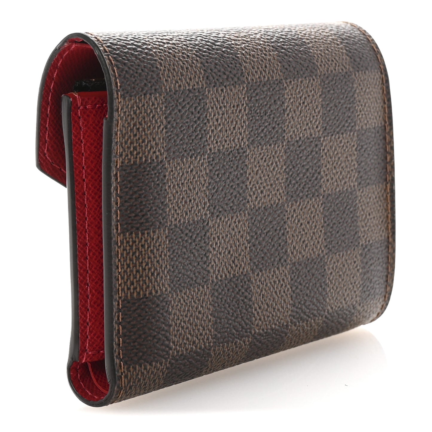 Damier Ebene Victorine Wallet Red