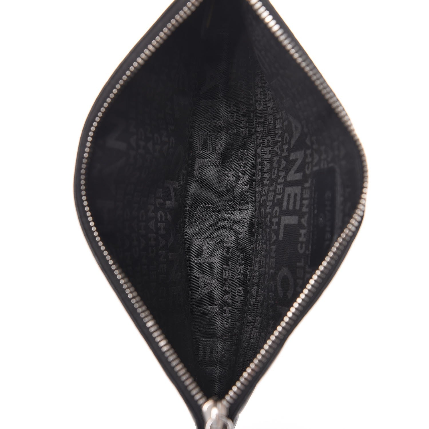 Chanel Lambskin Precious Symbols Pochette Black 5 of 8