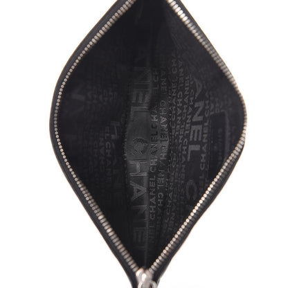 Chanel Lambskin Precious Symbols Pochette Black 5 of 8