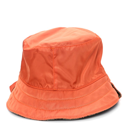 Gucci X NORTH FACE Canvas GG Monogram Reversible Hat S Beige Deep Orange 12 of 13