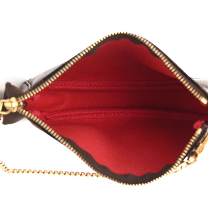 Louis Vuitton Damier Ebene Mini Pochette Accessories 5 of 8