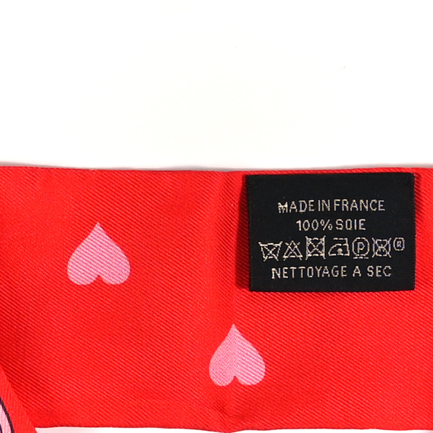 Hermes Silk Tea Time Twilly Rouge Vif Vert Multicolor 3 of 4