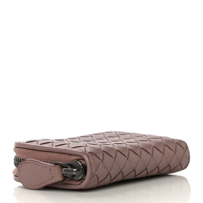 Bottega Veneta Nappa Intrecciato Zip Around Coin Purse Truffle 4 of 8