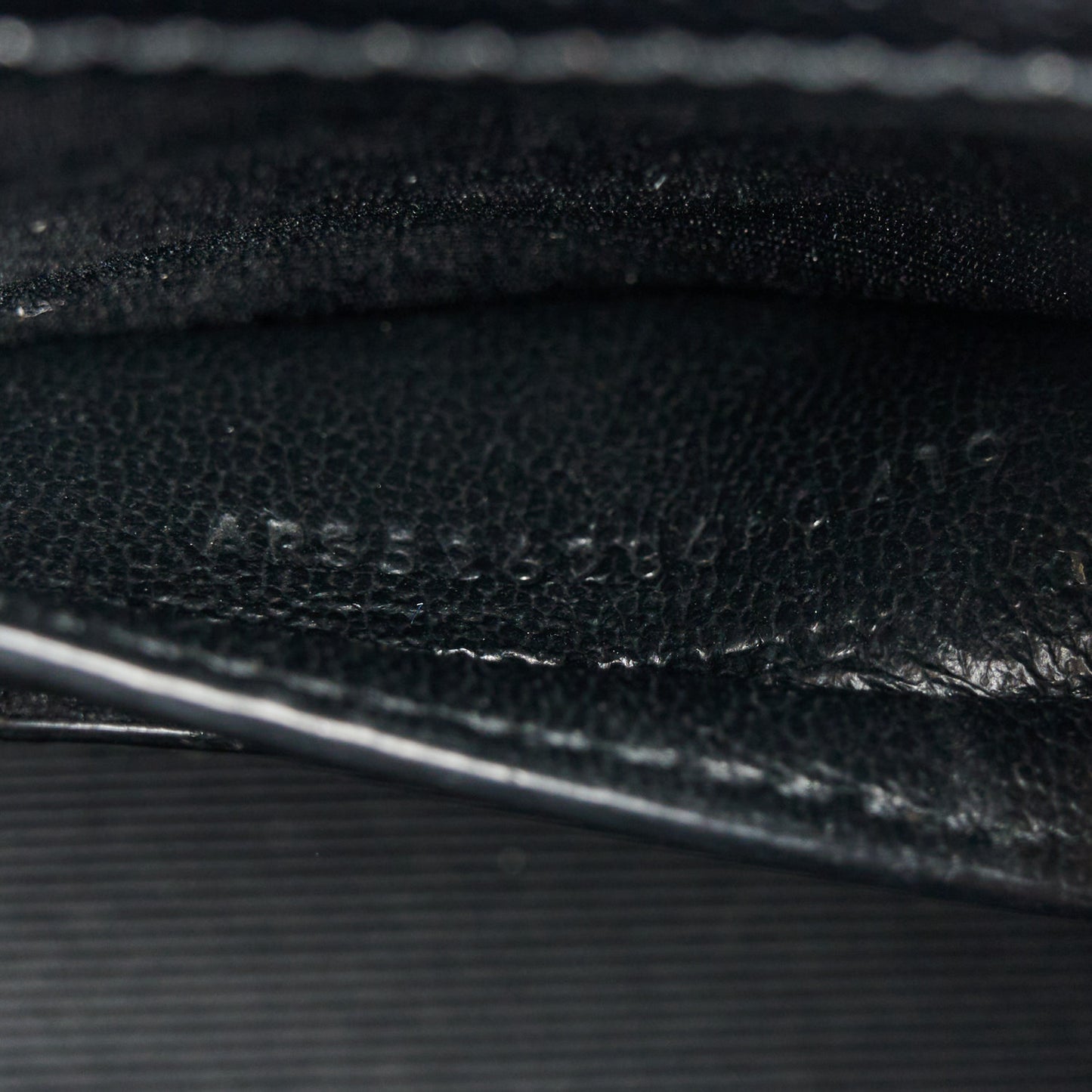 Grain De Poudre Textured Mixed Matelasse Triquilt Small Monogram Monochrome Satchel Black