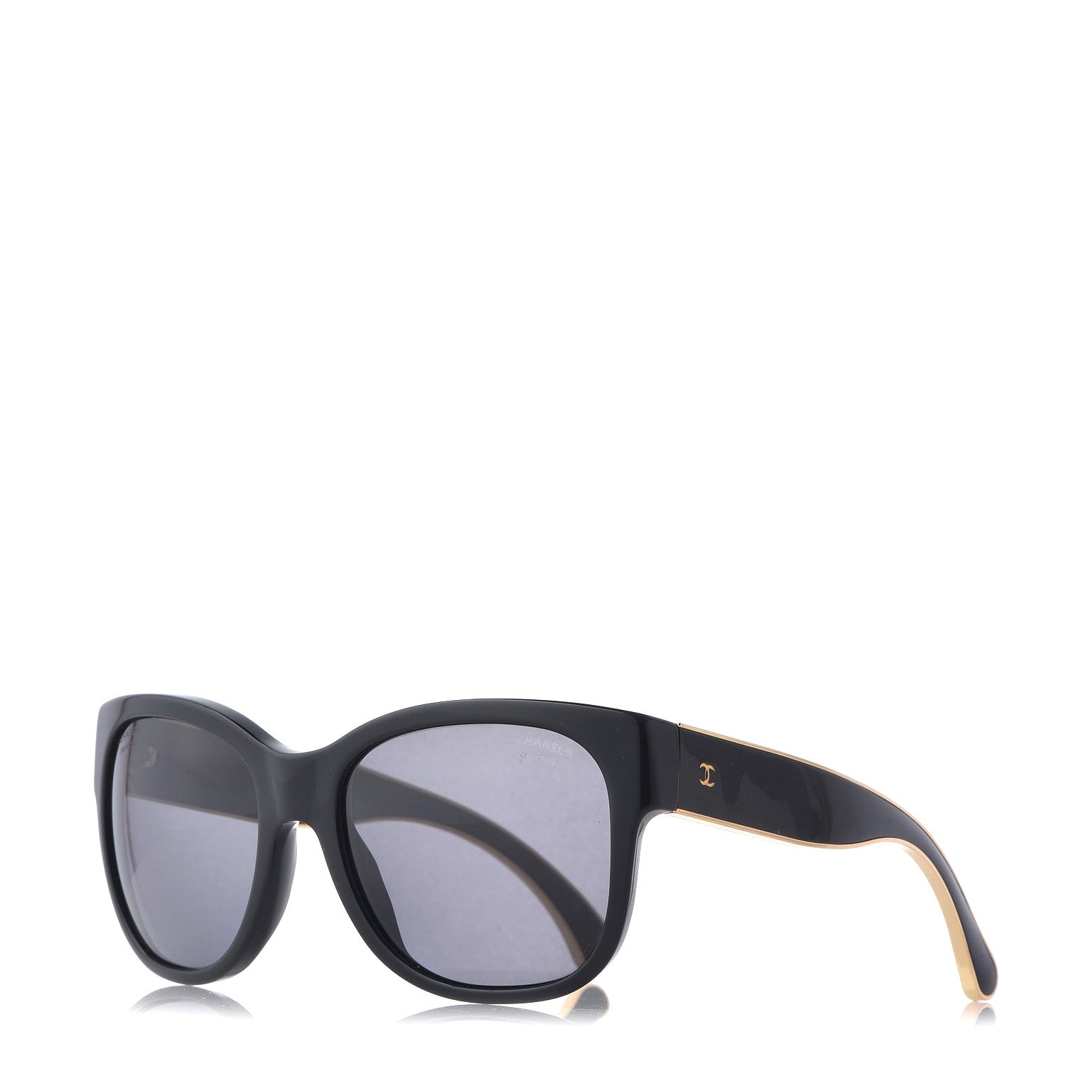 Chanel Polarized CC Sunglasses 5270 Black 1 of 10