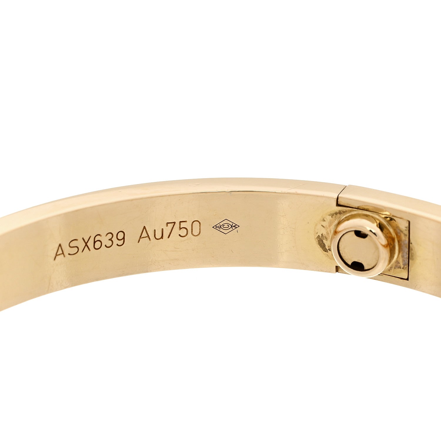Cartier 18K Yellow Gold LOVE Bracelet 18 8 of 9