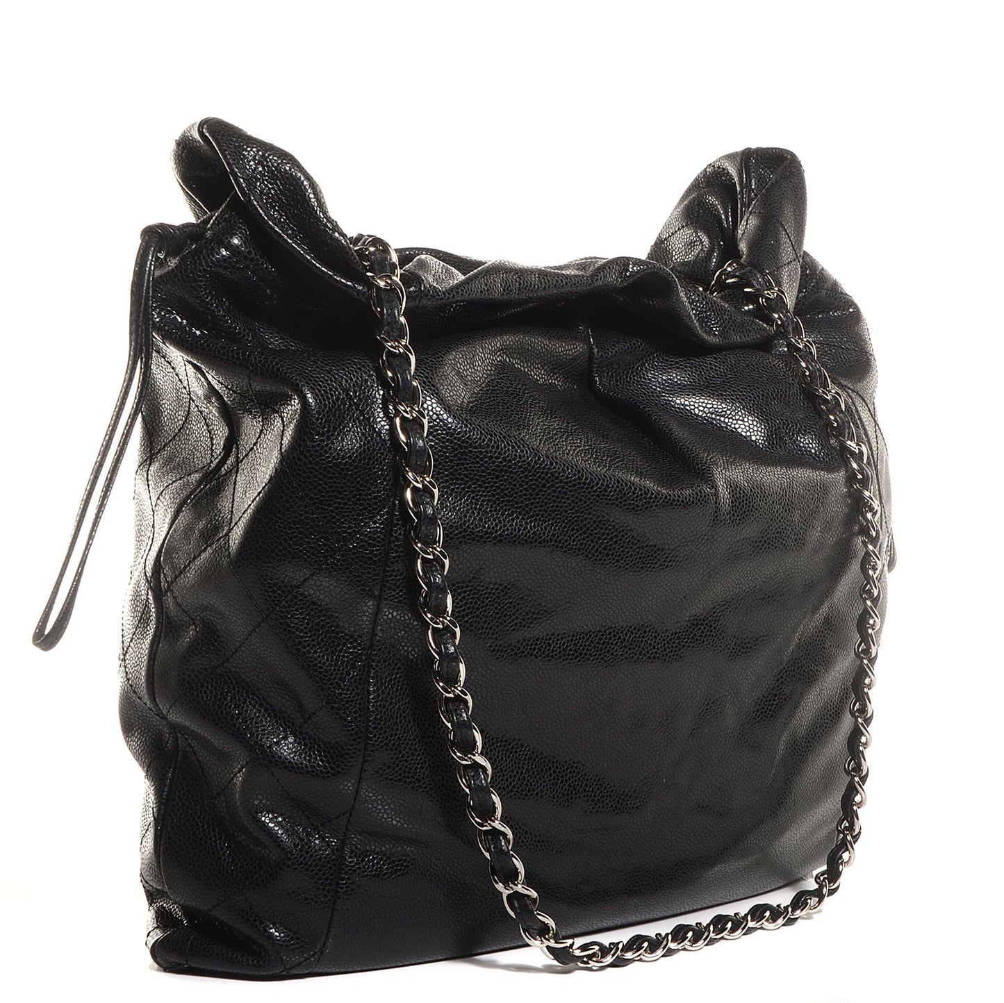 Caviar 31 Drawstring Tote Black