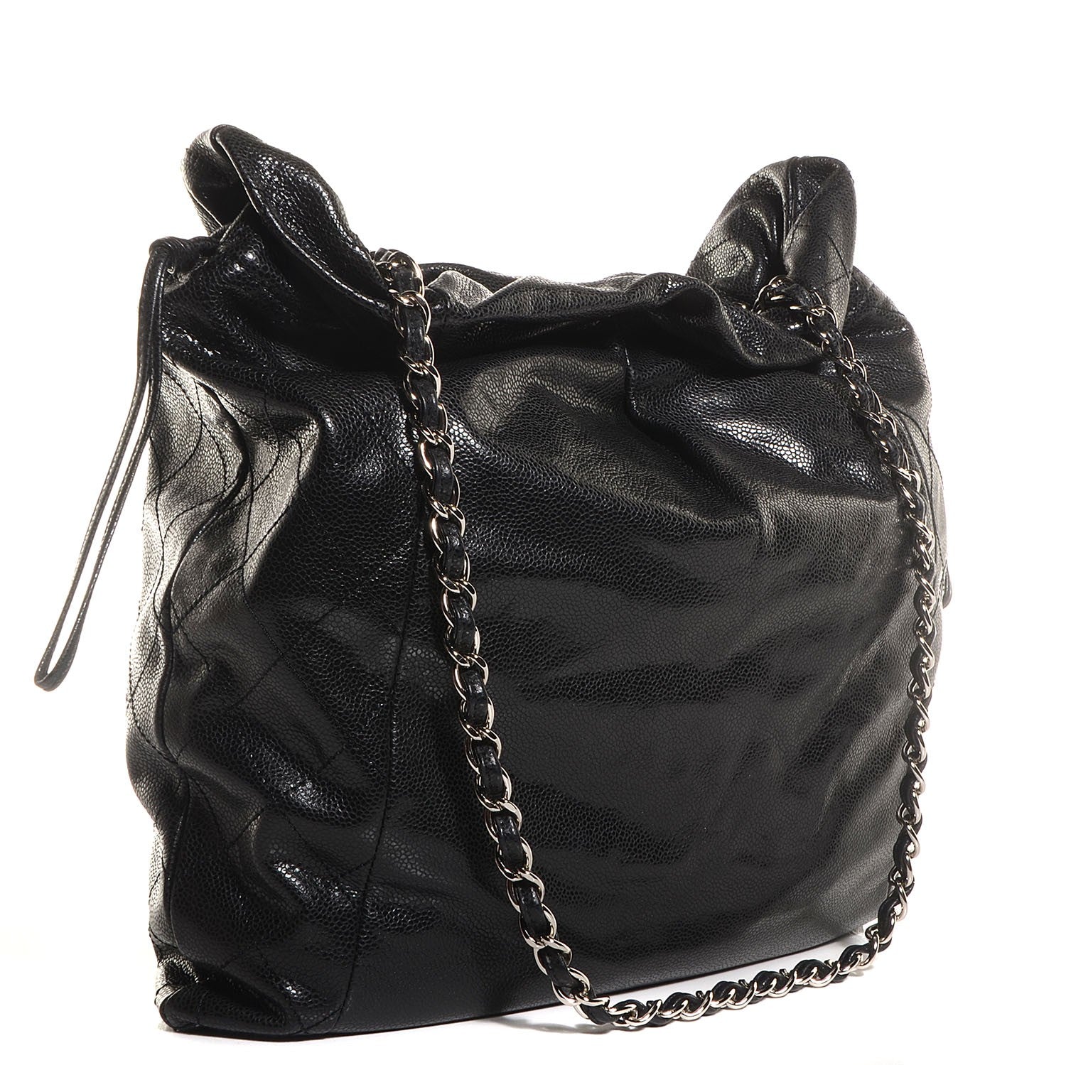 Chanel Caviar 31 Drawstring Tote Black 3 of 7
