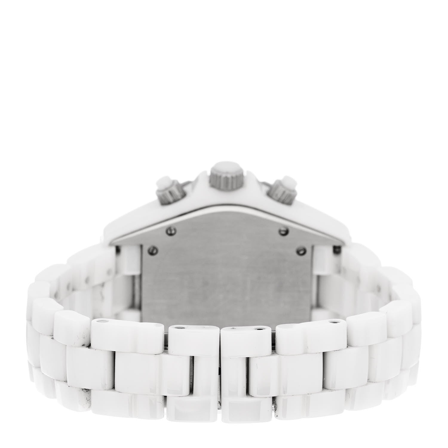 Chanel Stainless Steel Ceramic 41mm J12 Chronograph Automatic Watch White 3 of 4