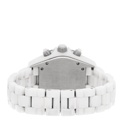 Chanel Stainless Steel Ceramic 41mm J12 Chronograph Automatic Watch White 3 of 4