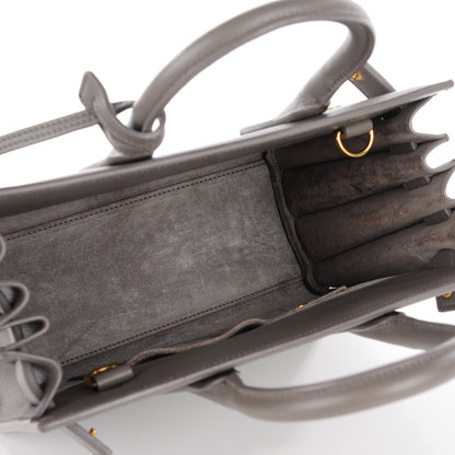 Saint Laurent Calfskin Nano Sac De Jour Fog 5 of 7