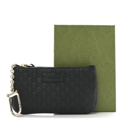 Gucci Microguccissima Key Ring Coin Case Black 8 of 8