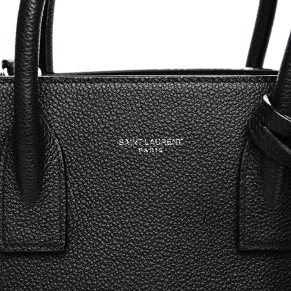 Saint Laurent Grained Calfskin Baby Sac De Jour Black 6 of 7