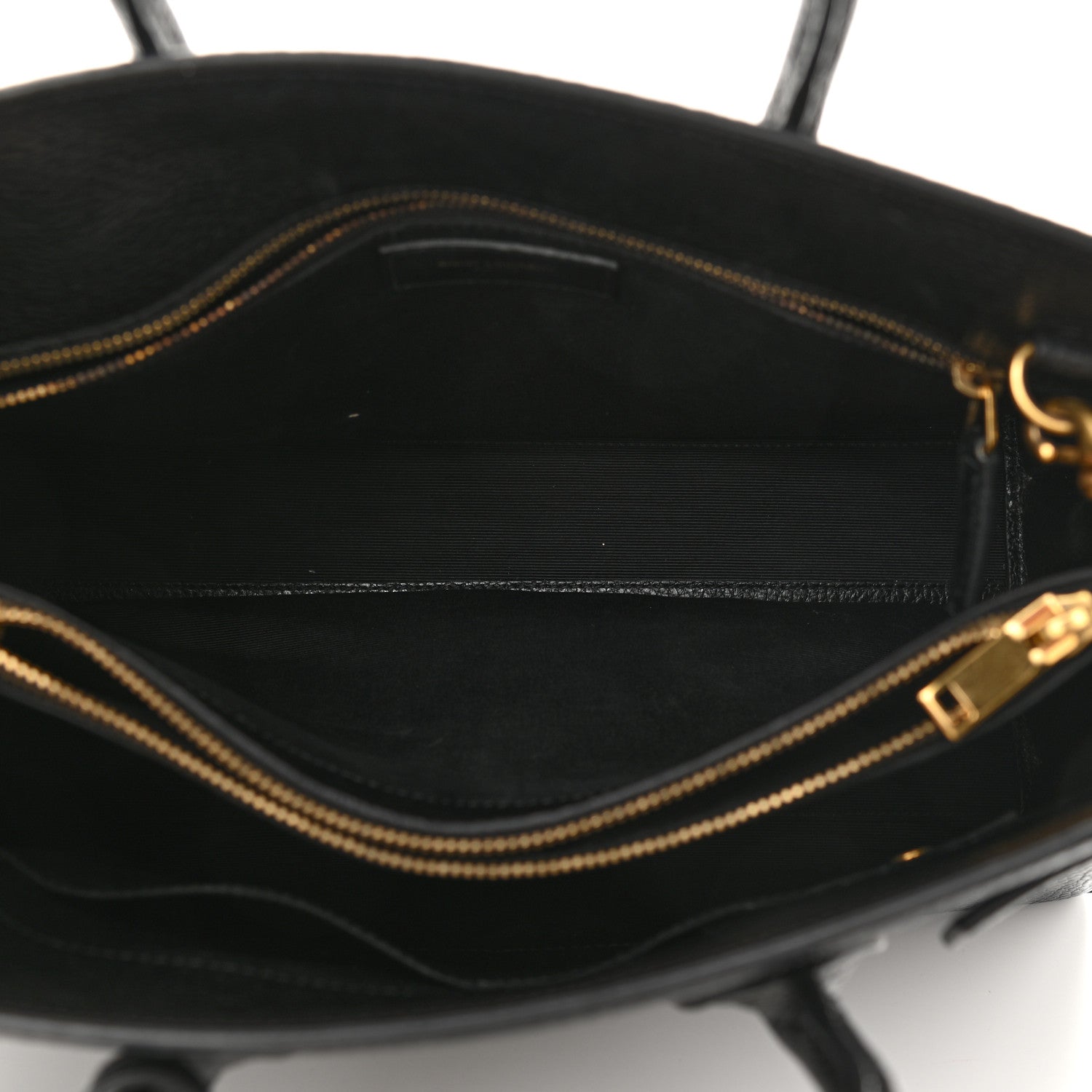 Saint Laurent Grained Calfskin Small Sac De Jour Black 5 of 13