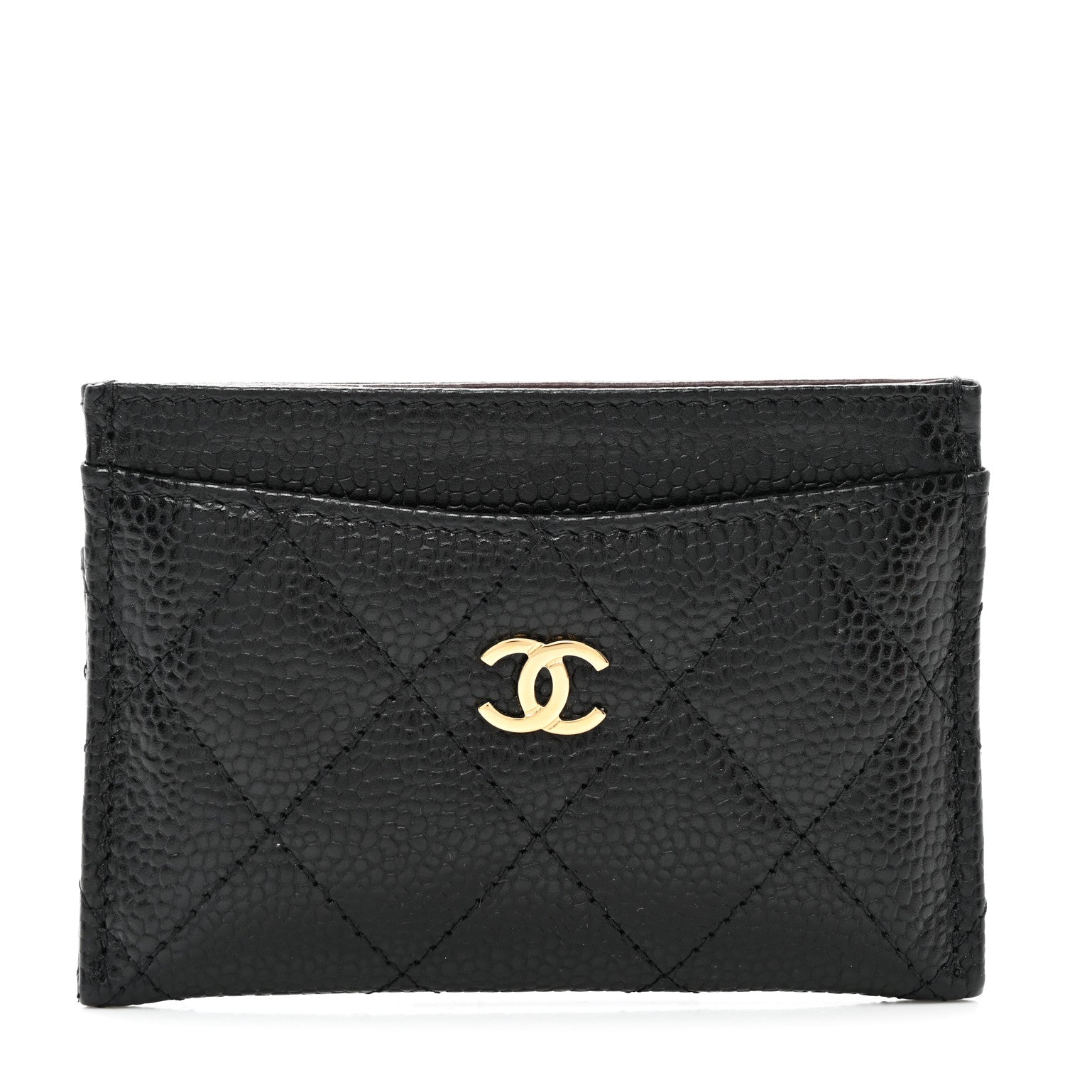 Chanel Caviar Quilted Card Holder Black 1 of 9