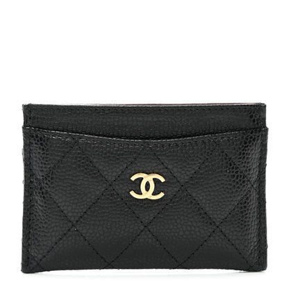 Chanel Caviar Quilted Card Holder Black 1 of 9